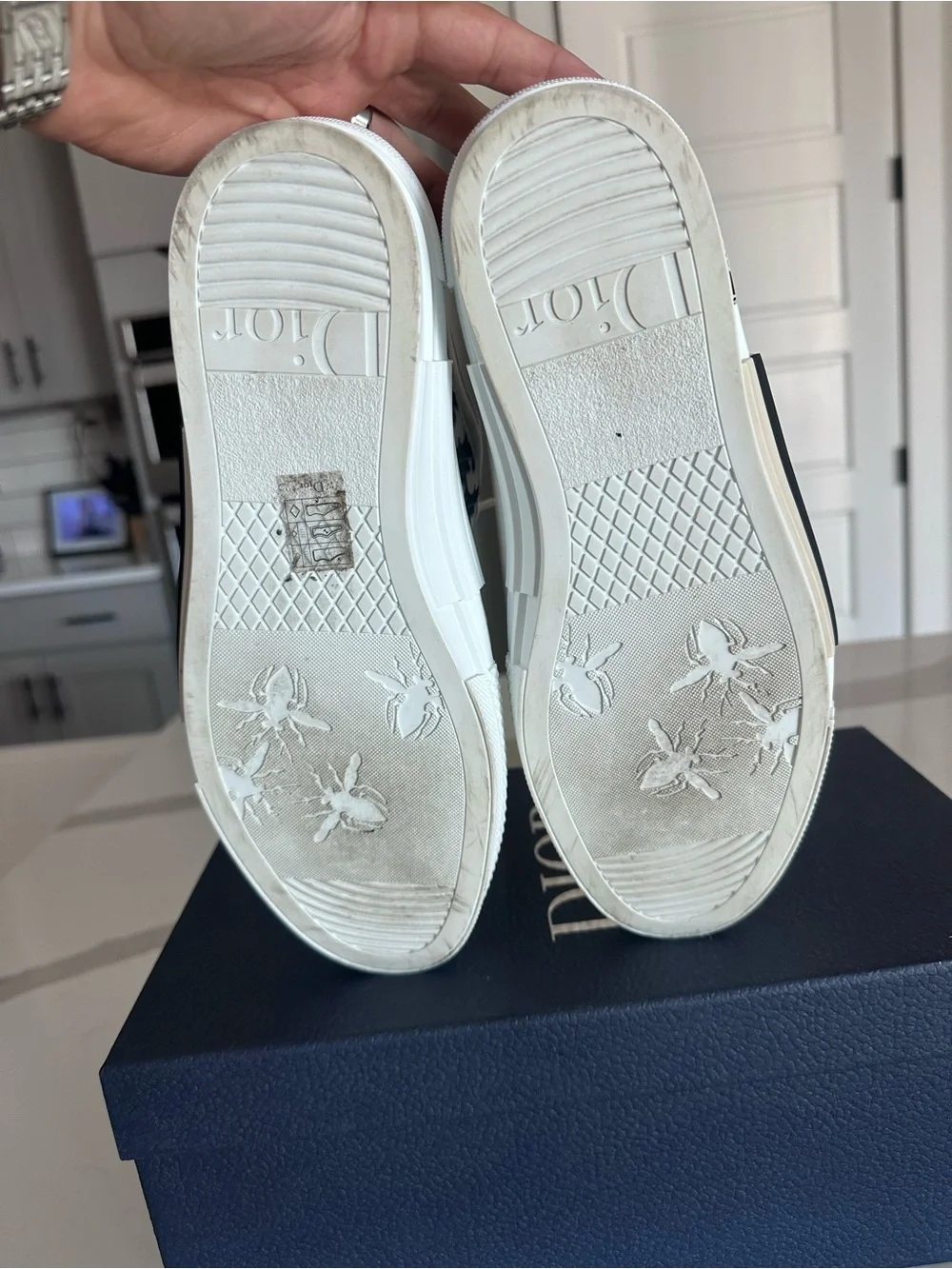 Dior White and Black Branded Receipt Paper